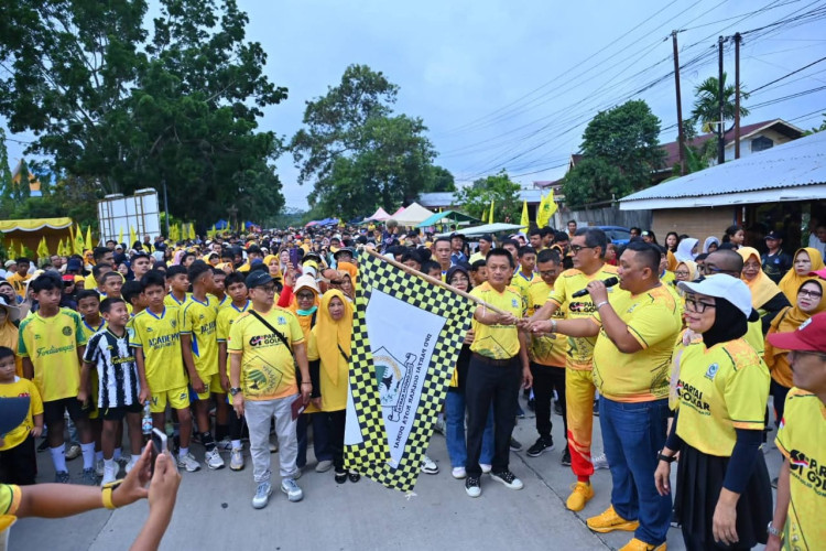 Nama Ketum Bahlil Lahadalia Bergema di Kota Dumai Saat Ribuan Warga Meriahkan HUT ke-61 Partai Golkar